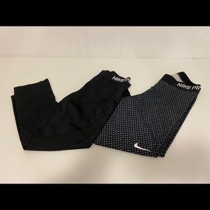 Two Pair of Nike Leggings